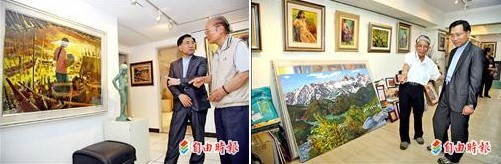 訪2資深畫家 副市長致敬